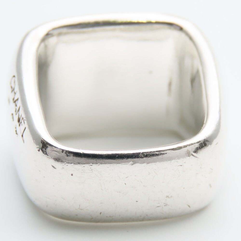 Chanel Square Ring Sterling Silver #234085c78b - image 8